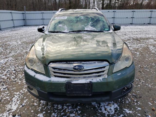 4S4BRBCC2B3362876 - 2011 SUBARU OUTBACK 2. GREEN photo 5