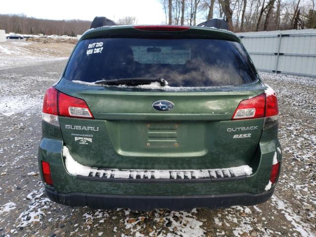 4S4BRBCC2B3362876 - 2011 SUBARU OUTBACK 2. GREEN photo 6