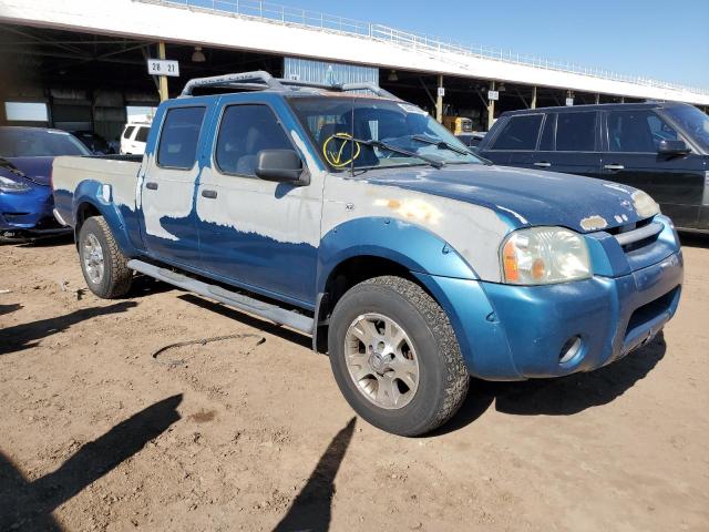 1N6ED29X63C450483 - 2003 NISSAN FRONTIER C BLUE photo 4