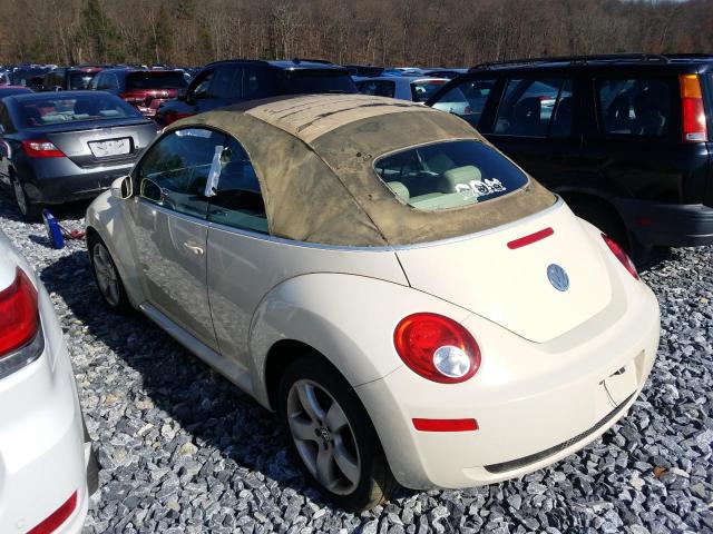 3VWSG31Y16M322949 - 2006 VOLKSWAGEN NEW BEETLE 奶油色 照片 3