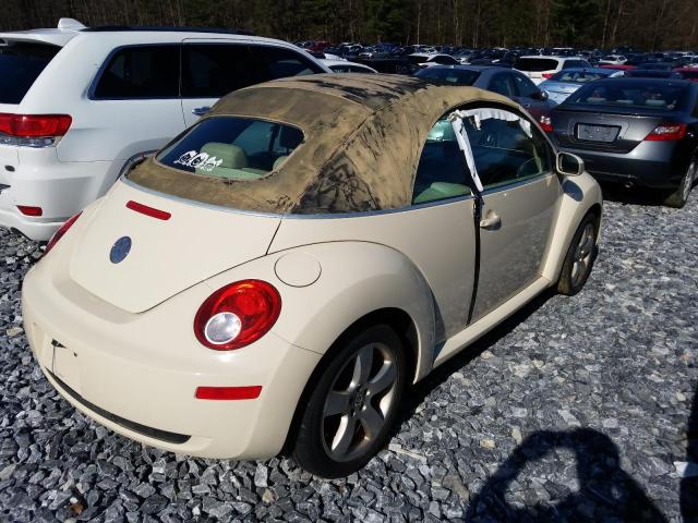 3VWSG31Y16M322949 - 2006 VOLKSWAGEN NEW BEETLE 奶油色 照片 4