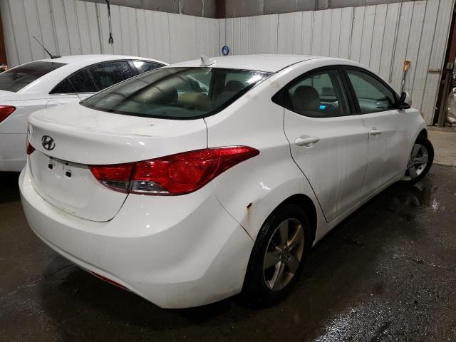 5NPDH4AE0DH363368 - 2013 HYUNDAI ELANTRA LI WHITE photo 3