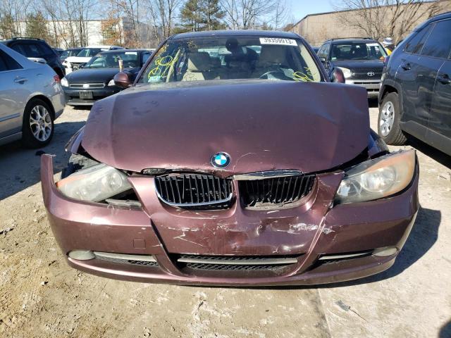 WBAVC53537FZ71080 - 2007 BMW 328 I SULE BURGUNDY photo 5