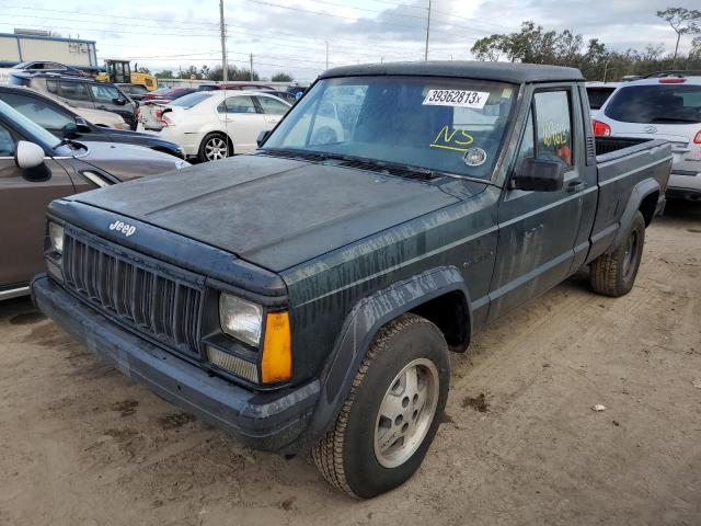 1J7FT26S8NL195922 - 1992 JEEP COMANCHE GREEN photo 1