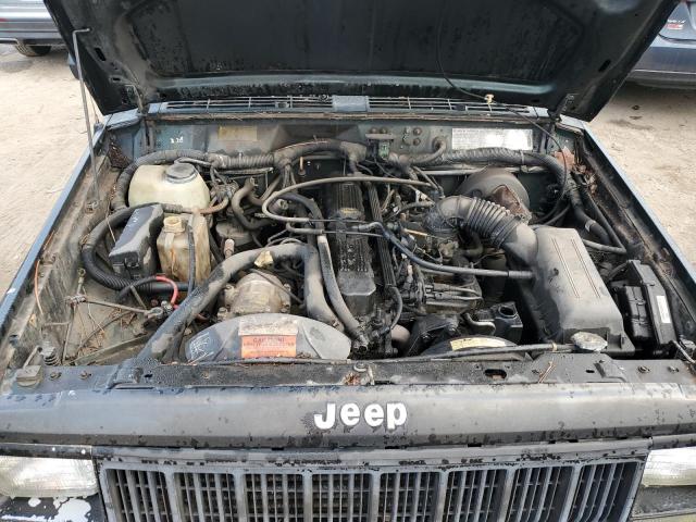 1J7FT26S8NL195922 - 1992 JEEP COMANCHE GREEN photo 11