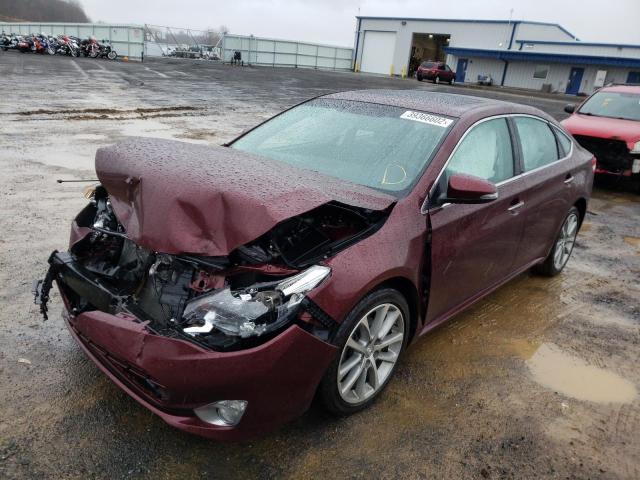 4T1BK1EBXFU167787 - 2015 TOYOTA AVALON XLE MAROON photo 2