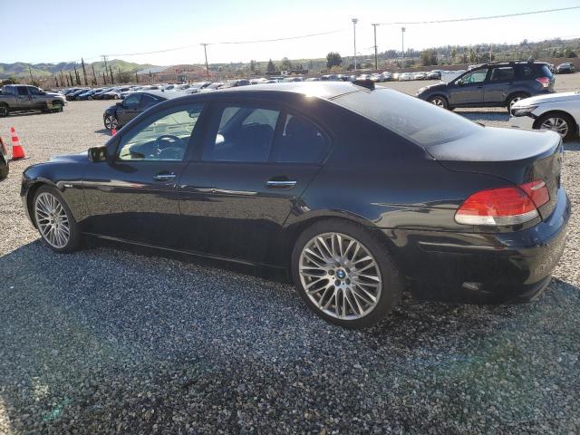 WBAHL83596DT05527 - 2006 BMW 750 I BLACK photo 2