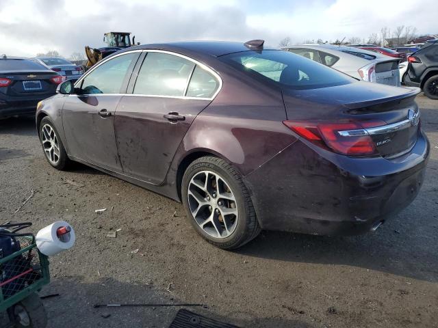 2G4GL5EX9H9138061 - 2017 BUICK REGAL SPOR BURGUNDY photo 2