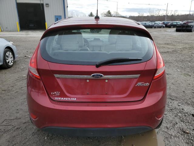 3FADP4FJXDM202308 - 2013 FORD FIESTA RED photo 6