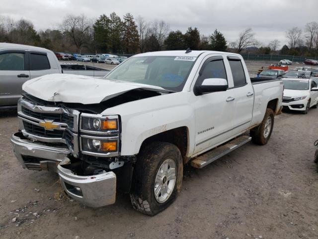 1GCVKSEC0EZ171056 - 2014 CHEVROLET SILVERADO WHITE photo 1