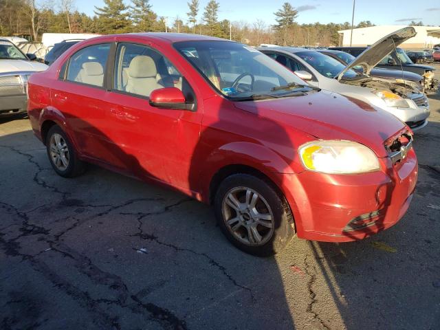 KL1TD5DE2BB216371 - 2011 CHEVROLET AVEO LS RED photo 4