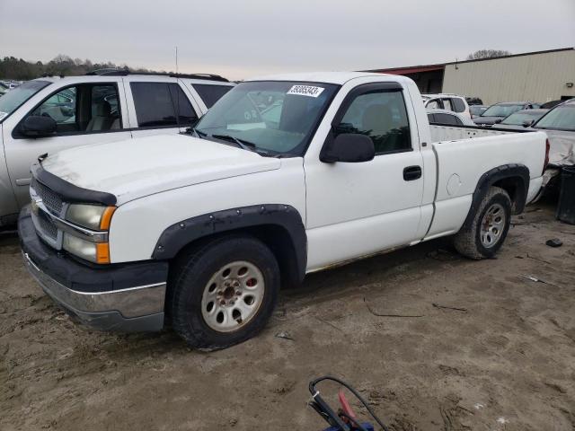 1GCEC14X95Z234182 - 2005 CHEVROLET SILVERADO WHITE photo 1