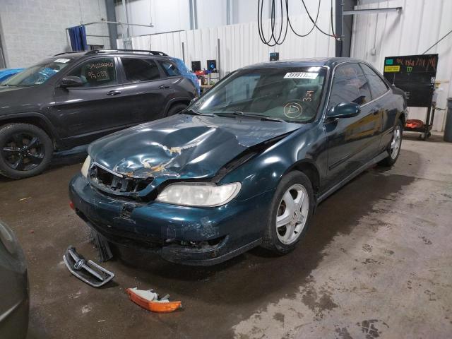 19UYA2243VL013117 - 1997 ACURA 3.0CL GREEN photo 2