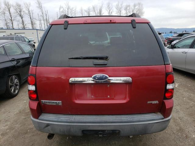 1FMEU73EX6UB44873 - 2006 FORD EXPLORER X RED photo 6