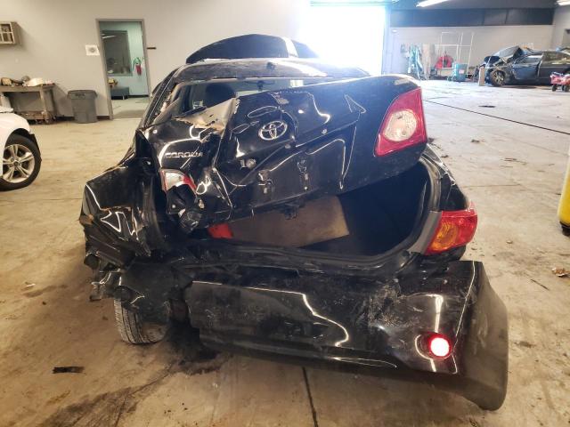 2T1BU4EE7AC350550 - 2010 TOYOTA COROLLA BA BLACK photo 6