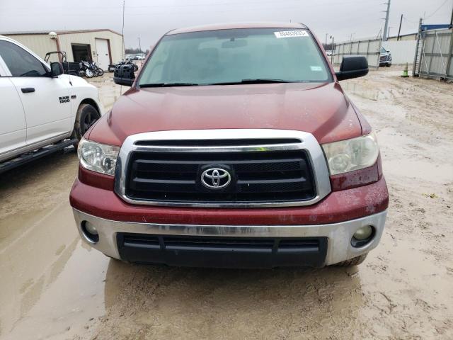 5TFEM5F11AX010004 - 2010 TOYOTA TUNDRA CRE RED photo 5