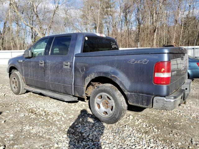 1FTPW14534KC44809 - 2004 FORD F150 SUPER BLUE photo 2