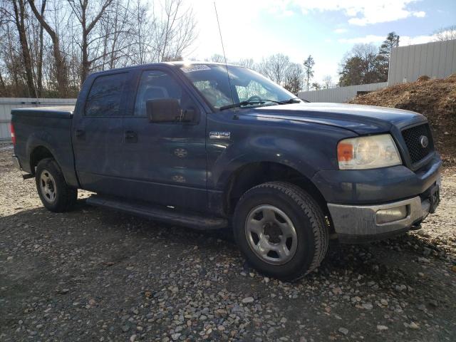 1FTPW14534KC44809 - 2004 FORD F150 SUPER BLUE photo 4