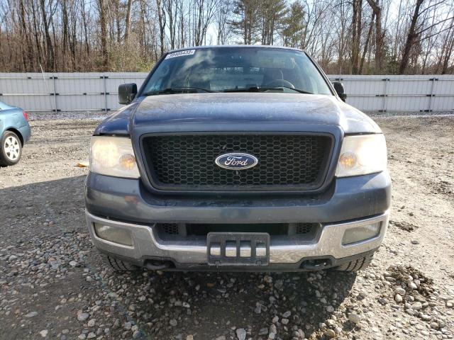 1FTPW14534KC44809 - 2004 FORD F150 SUPER BLUE photo 5