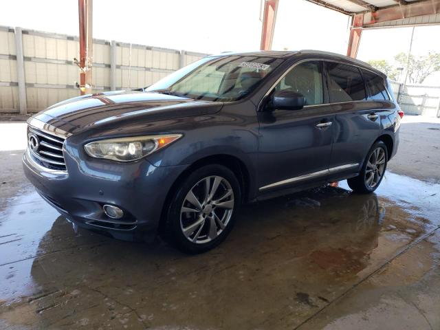 5N1AL0MMXDC301402 - 2013 INFINITI JX35 GRAY photo 1