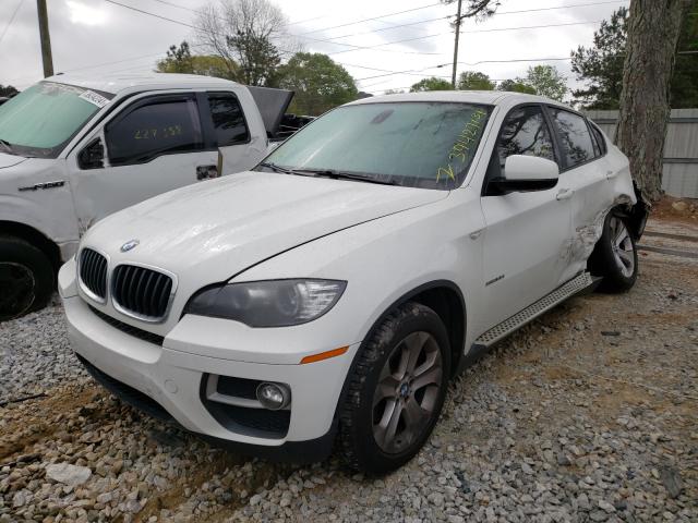 5UXFG2C55DL785580 - 2013 BMW X6 XDRIVE3 WHITE photo 2