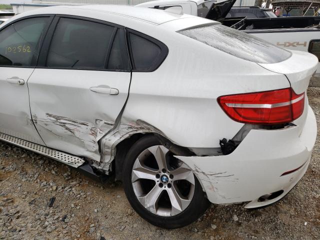 5UXFG2C55DL785580 - 2013 BMW X6 XDRIVE3 WHITE photo 9