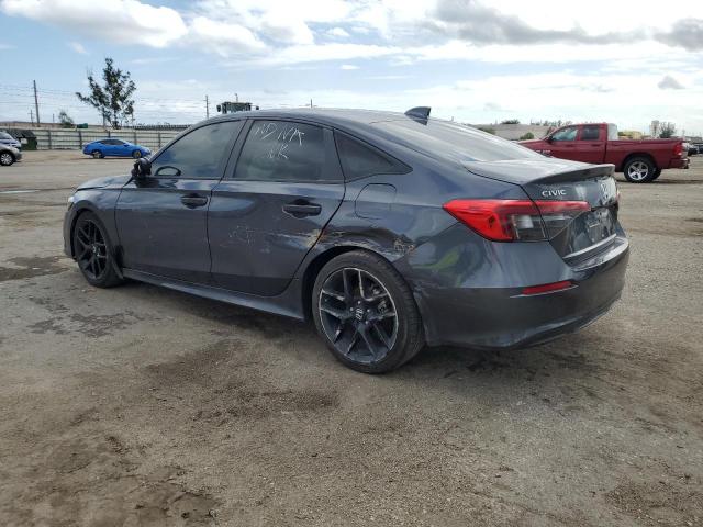 2HGFE2F56NH510710 - 2022 HONDA CIVIC SPOR Grau Foto 2