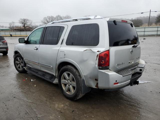 5N1AA0NE2BN603488 - 2011 NISSAN ARMADA PLA GRAY photo 2