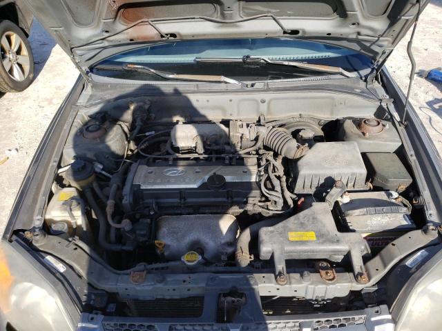 KMHCG35C45U334749 - 2005 HYUNDAI ACCENT GRAY photo 7