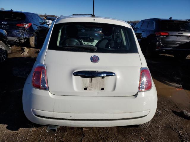 3C3CFFAR4CT277631 - 2012 FIAT 500 WHITE photo 6