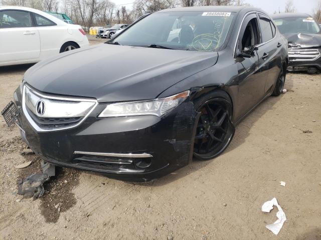 19UUB2F30GA002782 - 2016 ACURA TLX Czarny zdjęcie 2