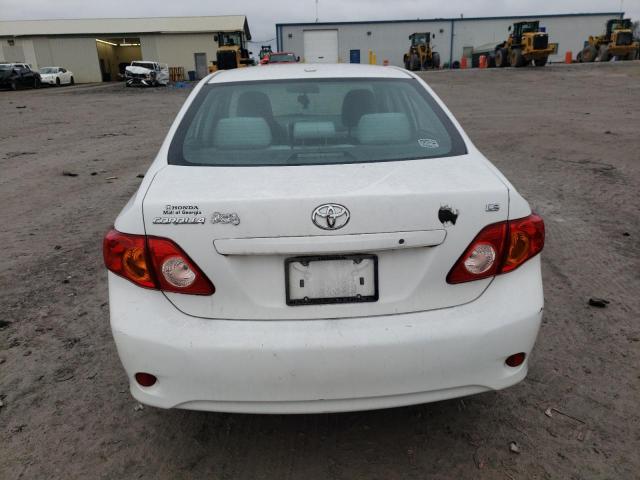 2T1BU4EE0AC410202 - 2010 TOYOTA COROLLA BA WHITE photo 6