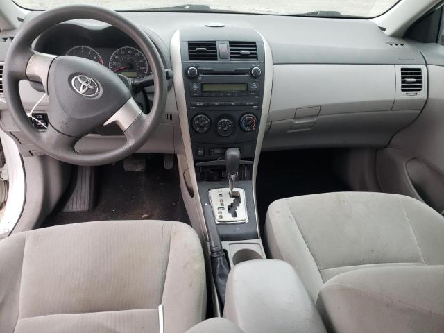 2T1BU4EE0AC410202 - 2010 TOYOTA COROLLA BA WHITE photo 8