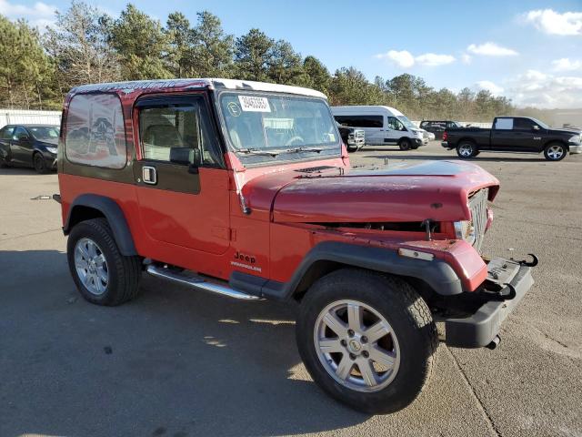 2J4FY19EXKJ104293 - 1989 JEEP WRANGLER / RED photo 4