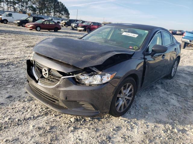 JM1GJ1U51G1446802 - 2016 MAZDA 6 SPORT GRAY photo 2