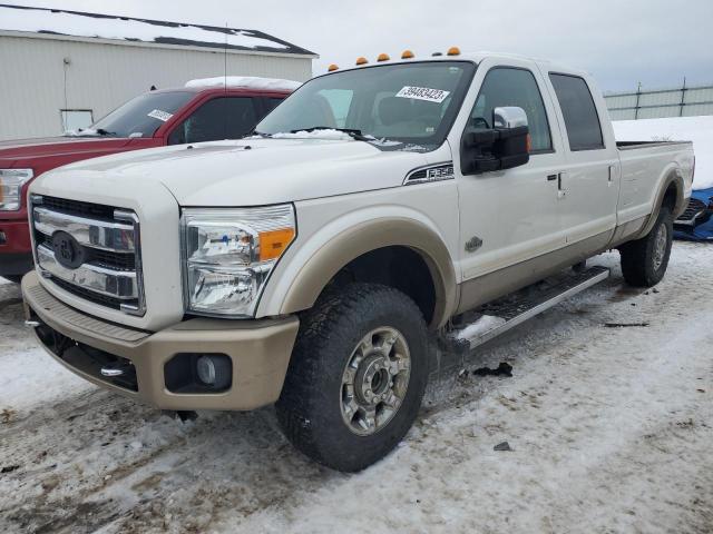 1FT8W3BT9CEC53920 - 2012 FORD F350 SUPER WHITE photo 1