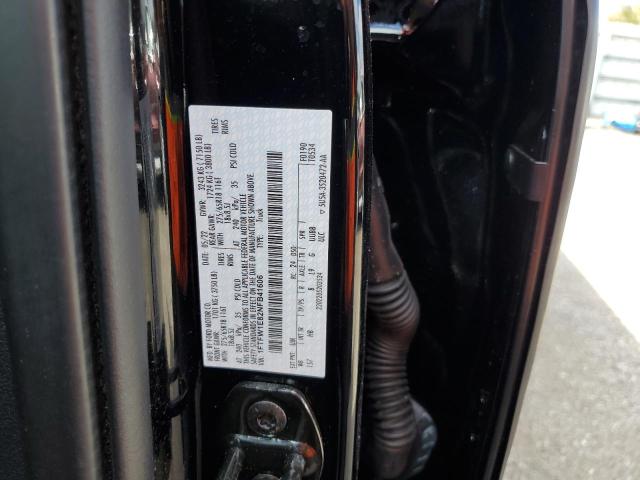 1FTFW1E82NFB41606 - 2022 FORD F150 SUPER BLACK photo 12