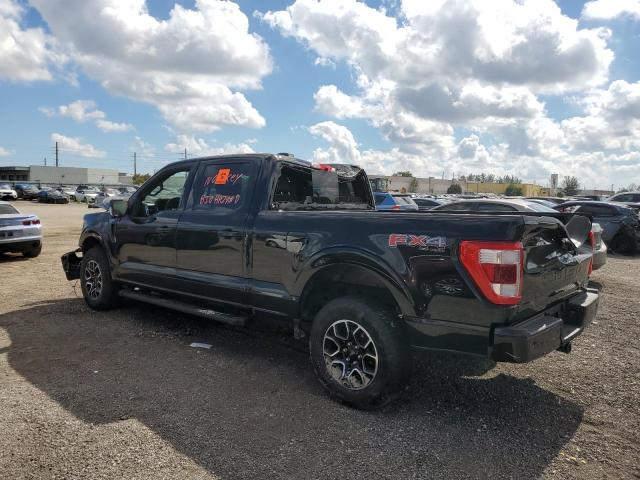 1FTFW1E82NFB41606 - 2022 FORD F150 SUPER BLACK photo 2