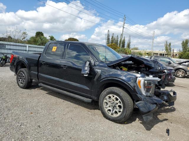 1FTFW1E82NFB41606 - 2022 FORD F150 SUPER BLACK photo 4