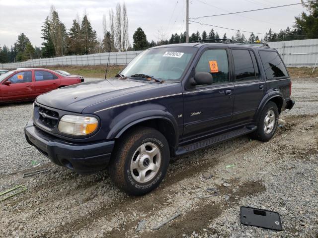 1FMDU85P1YZC11558 - 2000 FORD EXPLORER L BLUE photo 1