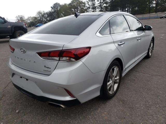 5NPE34AF4KH810017 - 2019 HYUNDAI SONATA LIM SILVER photo 4