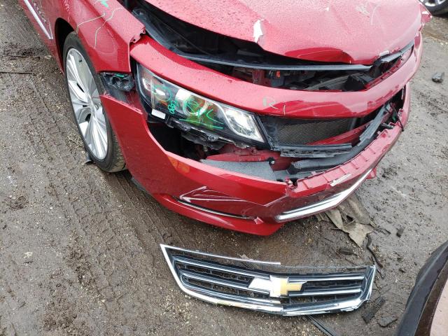 2G1165S32F9129548 - 2015 CHEVROLET IMPALA LTZ RED photo 9