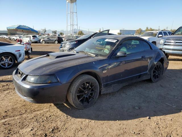 1FAFP42X61F144941 - 2001 FORD MUSTANG GT BLUE photo 1