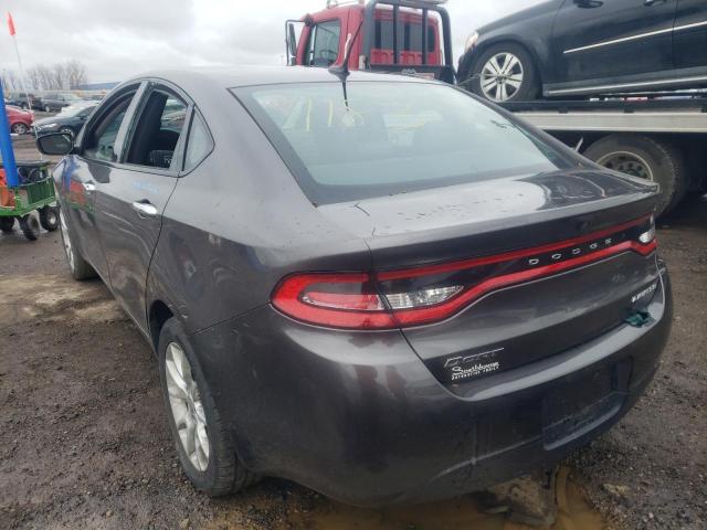 1C3CDFCB4FD117183 - 2015 DODGE DART LIMIT GRAY photo 3