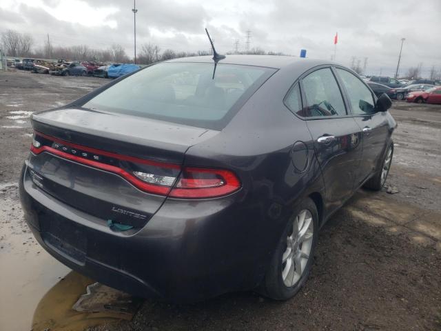 1C3CDFCB4FD117183 - 2015 DODGE DART LIMIT GRAY photo 4