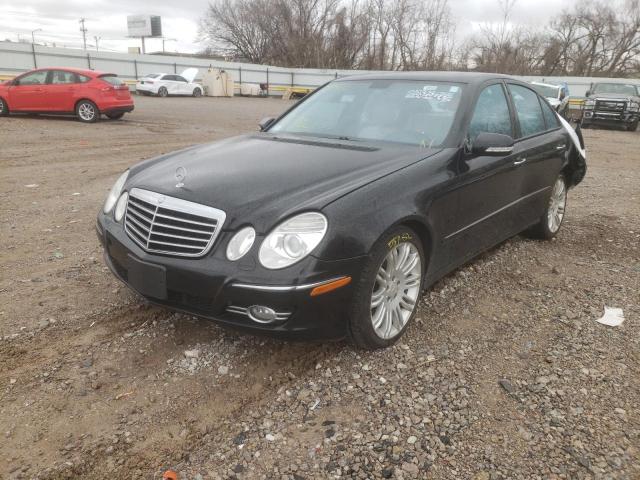 WDBUF56XX8B317106 - 2008 MERCEDES-BENZ E 350 BLACK photo 2