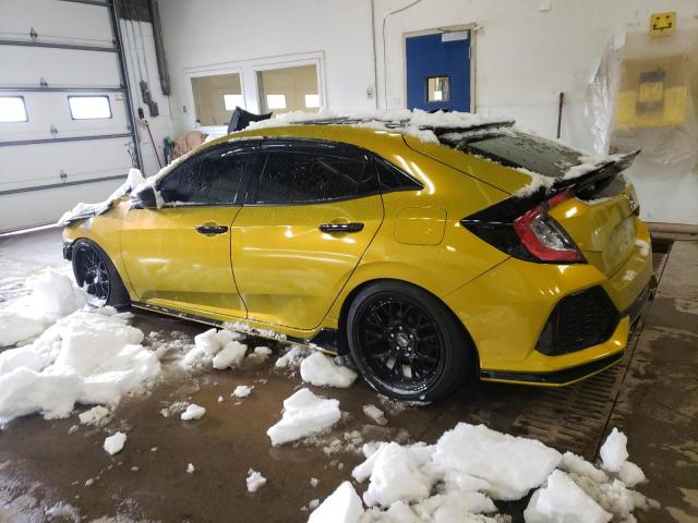 SHHFK7H48HU209616 - 2017 HONDA CIVIC SPOR YELLOW photo 2