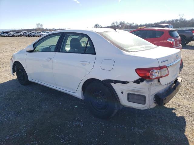 2T1BU4EE6BC587600 - 2011 TOYOTA COROLLA BA WHITE photo 2