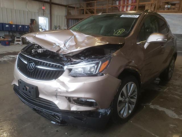 KL4CJASB3KB888520 - 2019 BUICK ENCORE PRE BROWN photo 2