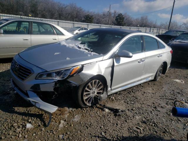 5NPE34AF1FH078824 - 2015 HYUNDAI SONATA SPO SILVER photo 1